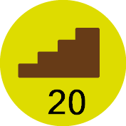 Stairs: 20
